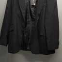 Women's Suit 2 Piece Set Pinstripe Blazer and Bootcut Dressy Pants Set for Work Office Business Outfits (X-Large, Black)