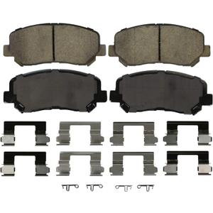 Wagner QS ZD1640 Disc Brake Pad Set, Chamfered Edges for Smooth, Quiet Stops, Fits 20142016 Jeep Cherokee
