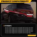 Liftgate Center Tail Light Assembly Compatible with Durango 2014-2022 Tail Lamp with Camera Hole 68453659AA 68453659AB