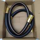 Giraffe Tools Leader Hose 2ft x 5/8", 24INCH Short Water Hose for Hose Reel Connecting 3/4 inch GHT Connector, Lightweight, Flexible with Female Female Fittings