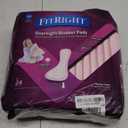 Medline FitRight Overnight Bladder Control Pads, Maximum Absorbency, Nighttime Incontinence Protection, 8.5 x 16, 24 Count per Bag (1 Bag)