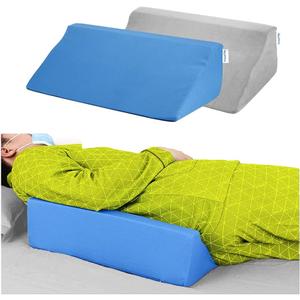 Sleeping Wedge Pillow For Adults Seniors Post Surgery Wedge Pillow Set Bed Sore Prevention Patient Turning Foam Wedge For Bed Positioning Medical Triangle Pillow For Back Support (1 Pillow + 2 Cover)
