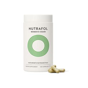 Nutrafol Women's Hair Growth Supplements, For Women 18-44 Years Old, Clinically Tested for Visibly Thicker, Stronger Hair, 100% Vegan Ingredients, Dermatologist Recommended - 1 Month Supply