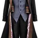 XCJLW Anime Uniform Halloween Cosplay Costume Outfit (XX-Large:Height(72.0-73.6in)) Black