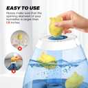 puxyblue 18-Pack Humidifier Tank Cleaner Yellow Small Submarine Fit for Most Humidifiers and Fish Tanks, Purifies Water, Prevents Hard Water Build Up, Eliminates White Dust and Odours