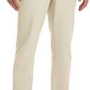 M MAELREG Golf Pants Men Lightweight with 5 Pockets - 30"/32"/34" Stretch Water-Resistant Casual Flat Front Mens Dress Pants (36W x 30L)