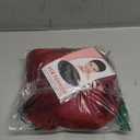 SUKRI Red Wig with Bangs Long Straight Wigs for Women Red Natural Looking Hair Synthetic Heat Resistant Womens Wig for Daily Party Cosplay Use, 22 Inch