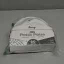 SETUP 60-Piece White Plastic Dinnerware Set  30 10.25" Dinner & 30 7.5" Salad Plates  Heavy-Duty Disposable for Weddings, Catering, Parties