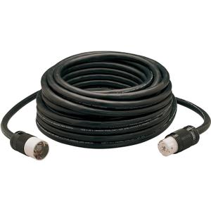 Southwire Extra Duty Outdoor Extension Cord, 100Ft, 8 Gauge, 50 AMP, Twist-to-Lock, Generator Cord, SEOW, Black, 19190008