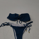 Dark blue bikini with padding swimsuit, S
