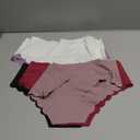 6 pack Seamless Underwear for Women Sexy Low Rise Hipster Wave Edge No Show Bikini Panties Womens Cheeky Small