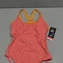 Speedo Women's Swimsuit One Piece Contrast Binding High Cut (4)