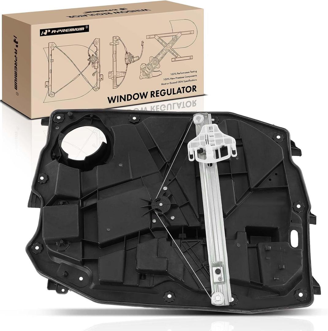 A-Premium Front Passenger Side Power Window Regulator with Motor (6-Pin)