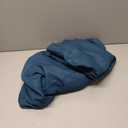 Smiry 2 Pack Rectangle Picnic Table Cloth, Waterproof Elastic Fitted Tablecloths, Washable Polyester Rectangular Patio Table Cover for Camping, Indoor and Outdoor (Peacock Blue, 30"x72")