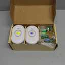 5 Pack Water Leak Detectors for Home, 100dB Water Sensor Alarm for Basement,Flood Leakage Detection Devices for Pipe/Drain/Sink/Faucet Drip Alert,Floor Flooding in Bathroom/Kitchen/Toilet/Laundry Room (White)