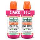 TheraBreath Anticavity Fluoride Mouthwash, Sparkle Mint, Dentist Formulated, 16 Fl Oz (2-Pack).