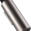 7Trees G1/2 Replacement Part Bathroom Kitchen Faucet Pull-Out Spray Head Water Nozzle, 0.8 inch Connector(MALE) (Brushed Nickel)