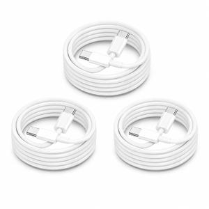 60W USB C to C Cable 3Pack 6FT PD 3.0 Fast Charging Cord for iPhone17 S26