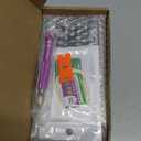 14 Back Glass Replacement Kit with Plate & Flex Cable and All Parts, Starlight, 6.1 Inch for iPhone 14 Back Cover Glass, with Repair Tools (Starlight)