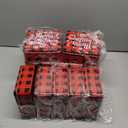 Tandefio 12 Pcs Christmas Cookie Tins with Lids, 6.3 inch Metal Cookie Tins Jar Storage Container Square Candy Storage Gift Giving Box Candy Boxes for Christmas Holiday Treat Cakes