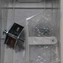 Ideal Pet Products Aluminum Pet Patio Door, Adjustable Height 77-5/8" to 80-3/8", 5" x 7" Flap Size, White