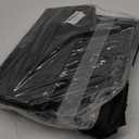 Fireproof File Box with Lock, Document Box Storage Organizer, Suitable for Hanging File Folders in Letter Size, Collapsible File Box, Reflective Strip for Fast Find (12.2"*6"*10.2, Black) (Small)