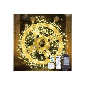 Dailyart Fairy Lights Plug in, 1000 Led Fairy Lights with Remote 75Ft Warm Light with Timer Long Twinkle Light Waterproof String Light for Bedroom Outdoor Indoor Decorative,Green Wire