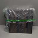 EWES 11 Inch Fabric Storage Cubes, 6 Pack Foldable Storage Bins with Handle, Storage Baskets Box for Shelves, Closet, Organizer, Brown Black