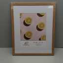 FrameWorks 16x20 mat to 11x14 Classic Wooden Picture Frames With Tempered Glass | Golden Oak | 2-Pack