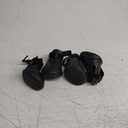 Dog Shoes, Dog Sandals for Hot Pavement, Non-Slip Waterproof Dog Booties for Winter Snowy Day and Summer, Adjustable Straps Easy-Clean Beach Outdoor Pet Boots Rugged Sole-4Pcs Black (Size 4:2.24''x1.73'')(L*W))