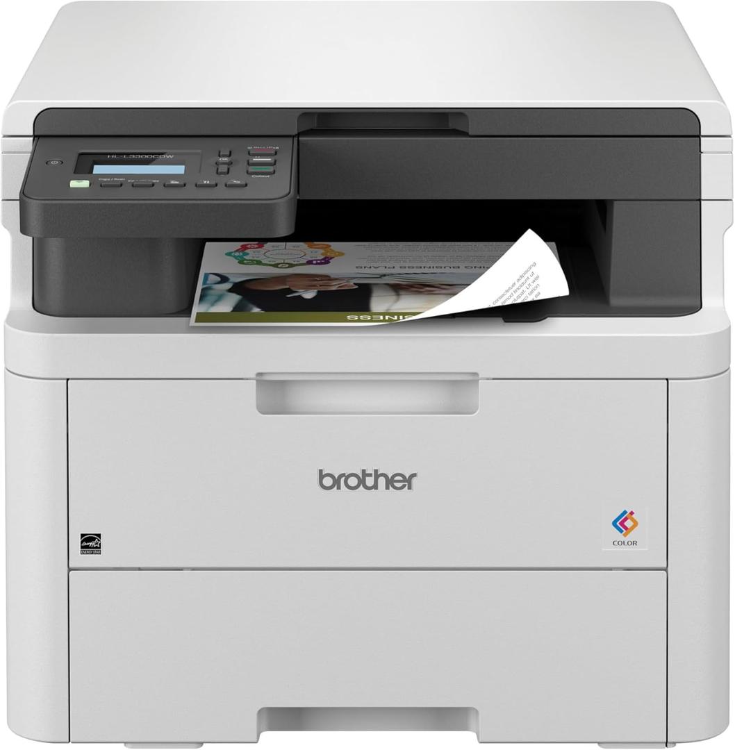 Brother HL-L3300CDW Wireless Digital Color Multi-Function Laser Printer, Copy & Scan, Duplex, Mobile | Includes 2 Month Refresh Subscription Trial Amazon Dash Replenishment Ready 