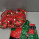 Toulite 12 Pcs Christmas Elf Aprons and Elves Headband Elf Headbands Headwear for Women Xmas Party Accessories (Red)