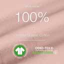 HOMELOVER 4 Piece Towel Set - 100% Organic Cotton 2 Bath Towels & 2 Hand Towels - 500 GSM, Hotel Quality, Soft, Highly Absorbent & Quick Drying Wash Towels for Kitchen & Bathroom (Seashell Pink)