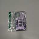 DEERLAMN Case for Samsung Galaxy S25 6.2-Inch with Slide Camera Cover+Screen Protector (1 Pack), Rotated Ring Kickstand Military Grade Shockproof Protective Cover-Deep Purple