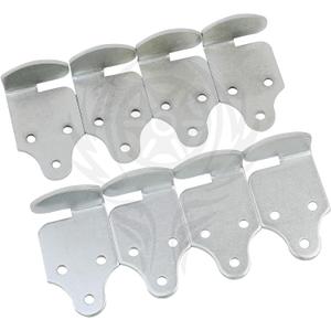 8 PC Utility Trailer Rack Wood Panel Sides Stake Bed Gate Latch Corner Connector Stake Body (4 Corners)