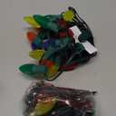 Fanovo 25.7ft Christmas Pathway Lights Outdoor with C9 Strawberry 20 LED Bulbs, Multicolor Christmas Walkway String Lights with Stakes for Driveway, Yard, Patio, Connectable & Weatherproof