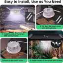 UVB Light for Reptiles, UVA UVB Reptile Light Fixture with Timer LED UVB Bulb for Bearded Dragon Gecko Turtle Chameleon Lizard Snake, Adjustable Brightness UVB Lamp for Reptile Tank Accessories, White
