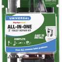 Fluidmaster 400ARHRKP10 PerforMAX Universal High Performance All in One Repair Kit for 2-Inch Flush Valve Toilets, Easy Install