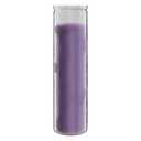 Simply Soson 2x8 inch Purple Devotional Scented Candles in Glass Jar - Lavender - 1 Piece - 90 Hours – Prayer Candle - Tall Pillar Candles for Religious, Memorials, Party Decor