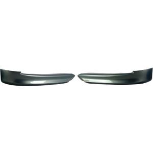 IKON MOTORSPORTS, Front Splitter Compatible With 2005-2008 BMW 3 Series E90, Factory Style Painted #A34 Arctic Metallic/Arktis Metallic PP Bumper Lip 2PC