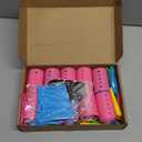 141 Pieces Hair Rollers Set Include 60 Plastic Hair Rollers (Multicolor, 6 Size)