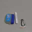 for AirPods Pro 3 Case 2025 with Cleaner Kit,Cute Cartoon Kawaii Funny Apple Airpods Pro 3rd Generation Case Silicone Protective Cover for AirPods Pro 3 Cover with Keychain for Women Boys (Blue/ White)