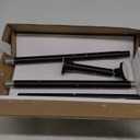 Shower Curtain Rod, Spring Tension Shower Rods Adjustable 32-61 Inch Stainless Steel Telescoping Curtain Rod for Bathroom or Windows, No Drilling, No Slip, No Rust, Black