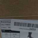 Elisabet Tang 4 inch Women's Knee High Long Boots, Stiletto Tall Pointed Toe Heeled Boot Leather Suede Comfortable Sexy (6, Brave Black)