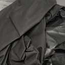 VIVOHOME 4ft Waterproof Log Rack Cover, Heavy Duty 600D Oxford Outdoor Firewood Storage Cover with Zipper and Hook Loop Tape (Log Rack not Included) (Black)