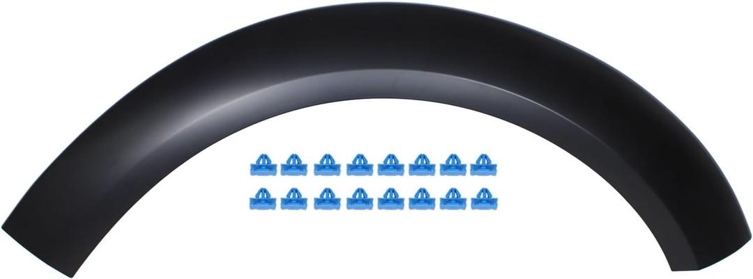 Front Passenger Side Wheel Fender Flare Molding with Clips for Dodge Charger 2020-2023