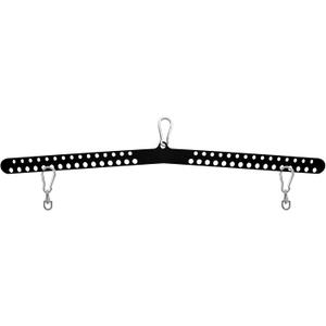 Double to Single Cable Attachment Exercise Handle, Multi-Grip LAT Pull Down Bar for Home Gym Fitness, Spreader Plate LAT Pull Down Attachments for Pulley System Cable Machine (38in)