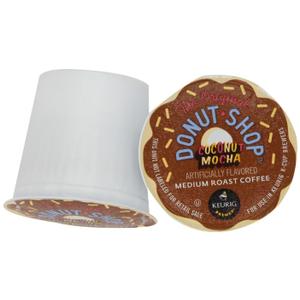 The Original Donut Shop Coconut Mocha, Single-Serve Keurig K-Cup Pods, Flavored Medium Roast Coffee, 24 Count (EXP 08/17/28)