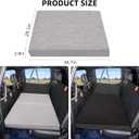 Dog Bed for Truck Back Seat Extender,Waterproof Large Dog Mat for Seat Cover Back Seat,Washable Pet Bed for Car Hammock(Gray, for Full Size Truck)