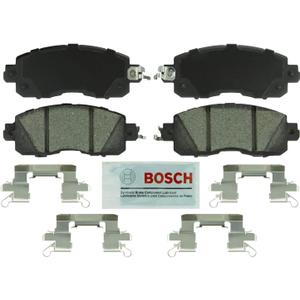 BOSCH BE1650H Blue Ceramic Disc Brake Pad Set With Hardware - Compatible With Select Nissan Altima, Leaf; FRONT